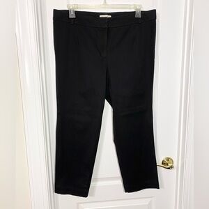 Talbots Heritage Capri Pants Black Plus Size 16W